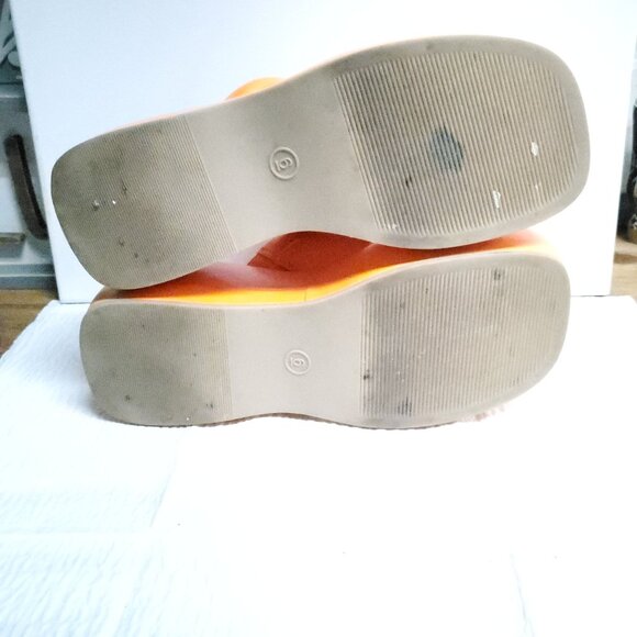Wild Fable Orange Platform Sandals - Picture 4 of 4